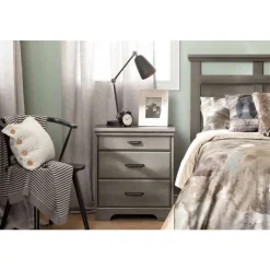 Meubles South Shore Nightstand with Charging Station - South Shore