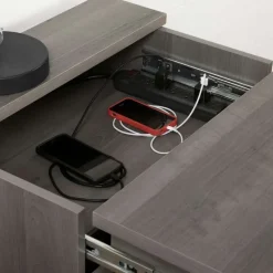 Meubles South Shore Nightstand with Charging Station - South Shore