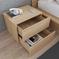 Nexera Nightstand With 2-Drawers -