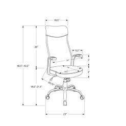 Monarch Office chair - / fabric / multi position -