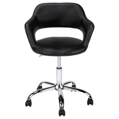 Monarch Office chair - / chrome metal hydraulic lift base -