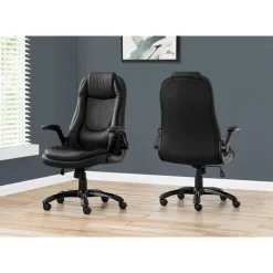 Monarch Office chair - leather-look / high back executive -
