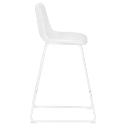 Monarch Office chair - standing desk / metal frame - curved backrest / leather- -