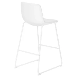 Monarch Office chair - standing desk / metal frame - curved backrest / leather- -