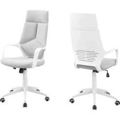 Monarch Office chair - / grey fabric / high back executive -