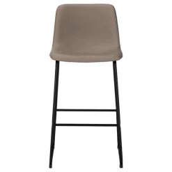 Monarch Office chair   standing desk / metal frame - curved backrest / leather- -
