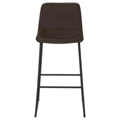 Monarch Office chair   standing desk / metal frame - curved backrest / leather- -