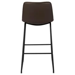 Monarch Office chair   standing desk / metal frame - curved backrest / leather- -