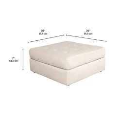 Ottoman 36 x 36 x 17 -