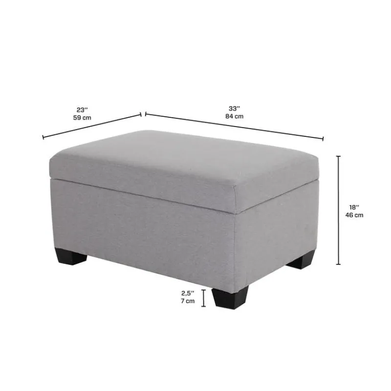 Sofa By Fancy Ottoman with Storage