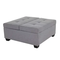 Sofa By Fancy Ottoman with Storage - Grey