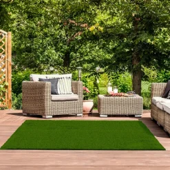 Outdoor Faux Grass Rug - 5 x 7