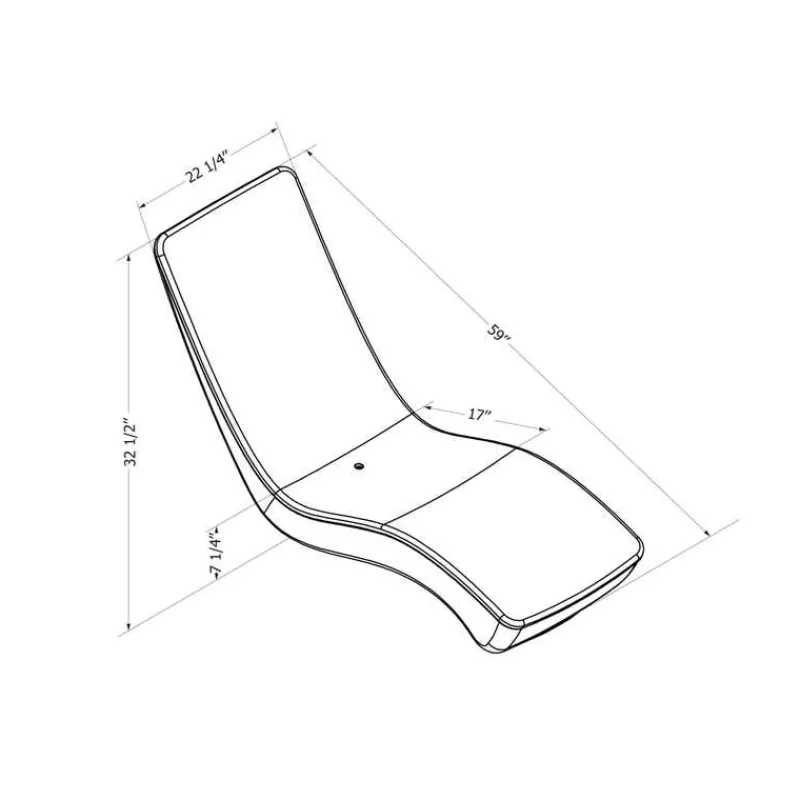 Meubles South Shore Outdoor Lounge Chair