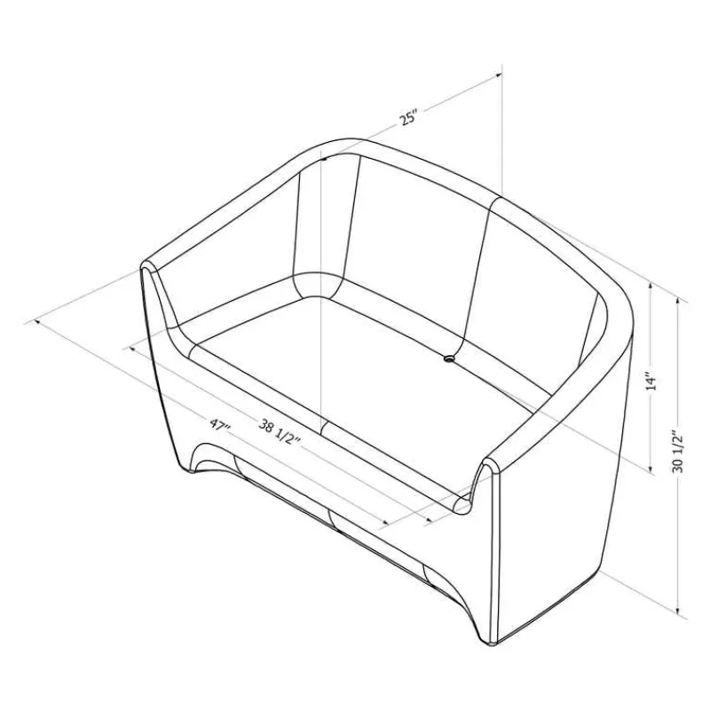 Meubles South Shore Outdoor Loveseat