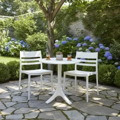 Outdoor Resin Round Table -