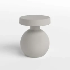 Meubles South Shore Outdoor Rounded-Base Side Table