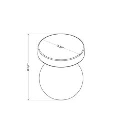 Meubles South Shore Outdoor Side Table