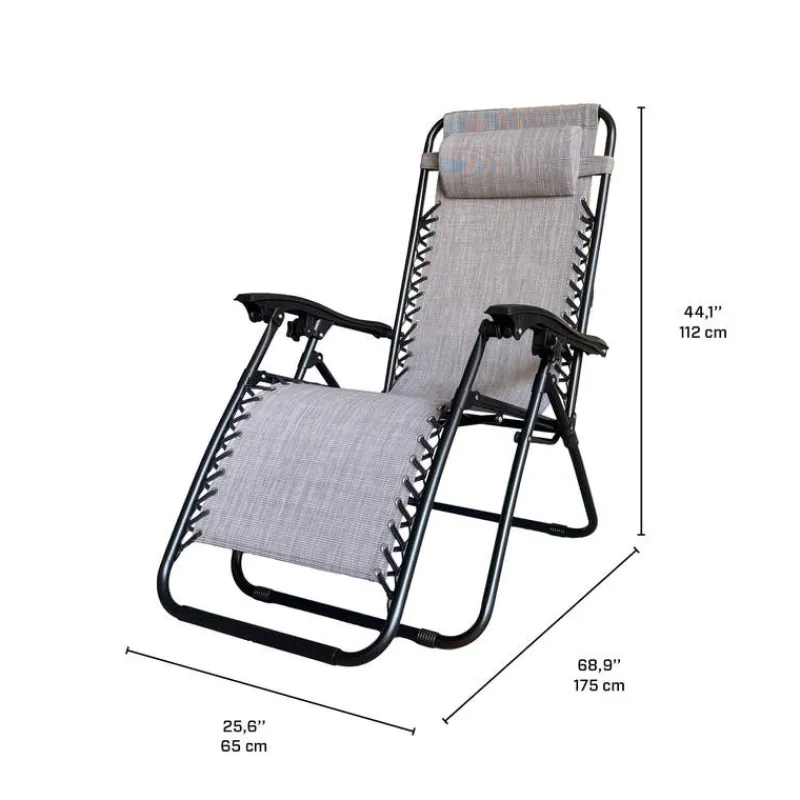 Outdoor Textilene Zero Gravity Folding Chair -