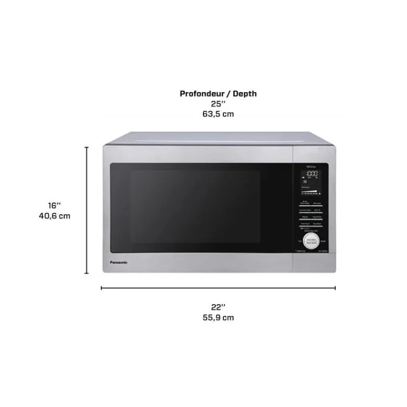 Panasonic 4 in 1 Microwave 22" NNCD66NSC