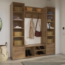 Nexera 2-Piece Entryway Furniture Set – Brown