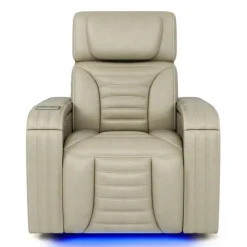Power Modular Recliner with Massage, Heat, and Retractable Cup Holders
