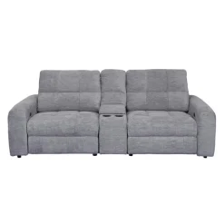 Power Modular Reclining Loveseat and Console - 3 pcs