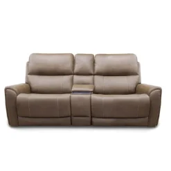 Power Modular Reclining Loveseat with Console - 3 pcs