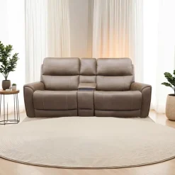 Power Modular Reclining Loveseat with Console - 3 pcs