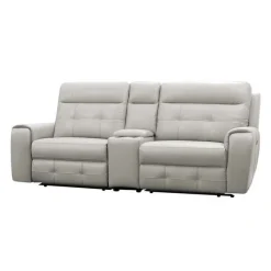 Power Modular Reclining Loveseat with Console and USB Ports - 3 pcs