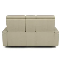 Power Modular Reclining Loveseat with Massage, Heat, and Console - 3 pcs