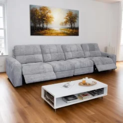 Power Modular Reclining Sofa - 4 pcs