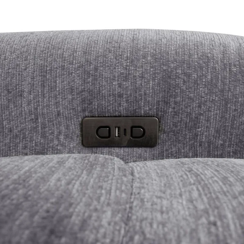Power Modular Reclining Sofa and Console - 4 pcs