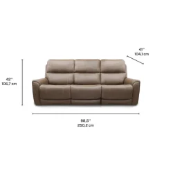 Power Modular Reclining Sofa - 3 pcs