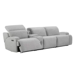 Power Modular Sofa and Console with Built-In Audio System - 4 pcs