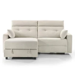 Power Recliner Loveseat and Left-Facing Chaise with Storage -