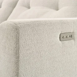 Power Recliner Loveseat and Left-Facing Chaise with Storage -