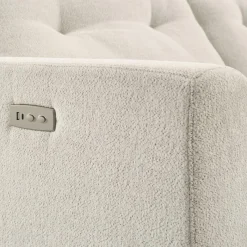 Power Recliner Loveseat and Right-Facing Chaise with Storage -