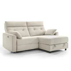 Power Recliner Loveseat and Right-Facing Chaise with Storage -