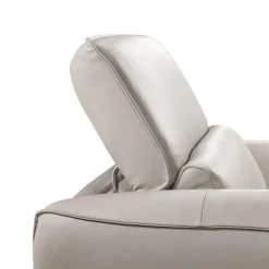 HTL Power Recliner with Adjustable Headrest - Genuine Leather