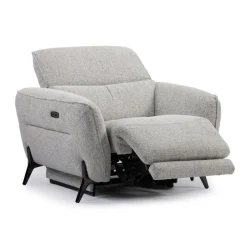 HTL Power Recliner with Adjustable Headrest - Fabric