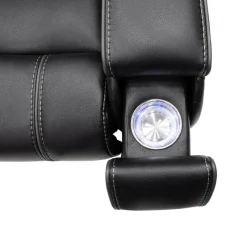 Power Recliner with Adjustable Headrest, Retractable Controls and Immersive Sound System