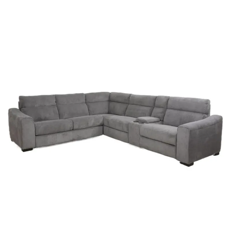 Power Reclining Sleeper Sectional with Console - 6 pcs
