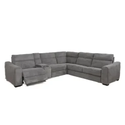 Power Reclining Sleeper Sectional with Console - 6 pcs