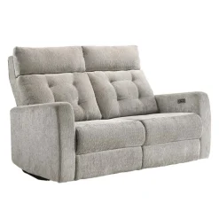 Power Reclining Loveseat with Adjustable Headrests
