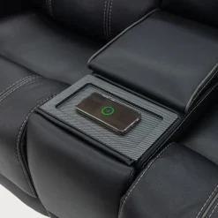 Power Reclining Loveseat with Adjustable Headrests