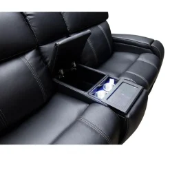 Power Reclining Loveseat with Adjustable Headrests