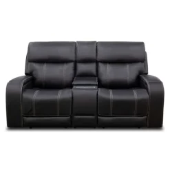 Power Reclining Loveseat with Adjustable Headrests
