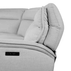 Power Reclining Modular Sectional, Adjustable Headrests, Console with an Audio System and Fold-Down Backrest Seat - 6 pcs