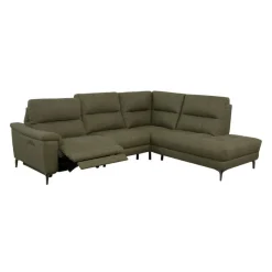 Power Reclining Sectional with Adjustable Headrest