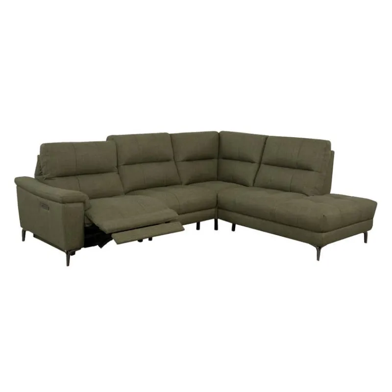 Power Reclining Sectional with Adjustable Headrest